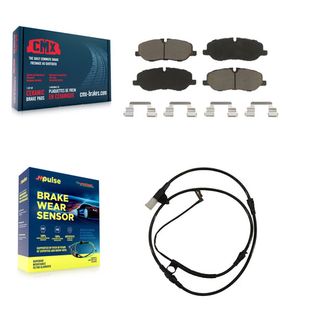 Front Ceramic Disc Brake Pads And Wear Sensors Kit For Land Rover Range Sport KCW-100604