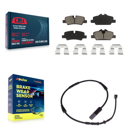 Rear Ceramic Disc Brake Pads And Wear Sensors Kit For Mini Cooper KCW-100782