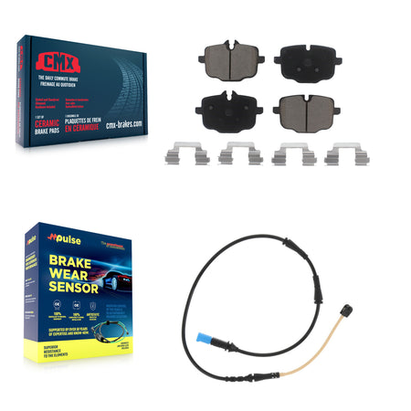 Rear Ceramic Disc Brake Pads And Wear Sensors Kit For BMW X4 KCW-100790