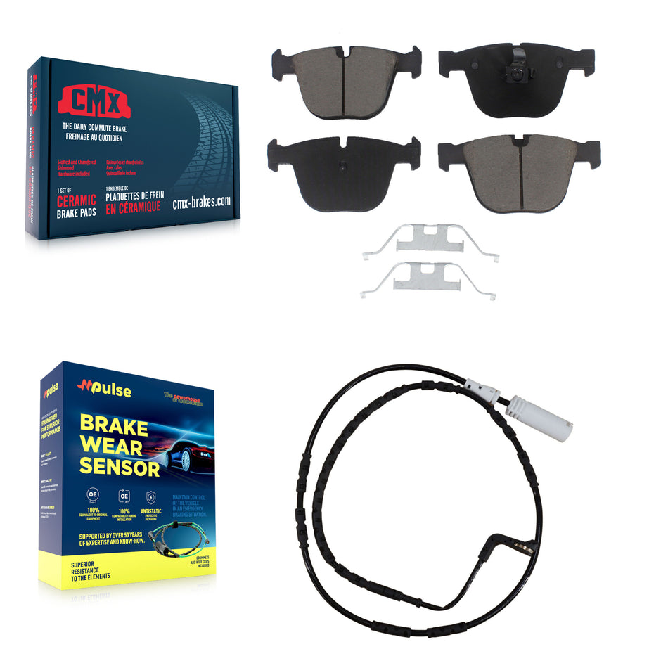 Rear Ceramic Disc Brake Pads And Wear Sensors Kit For BMW M3 1 Series M KCW-100793