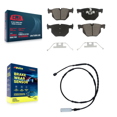 Rear Ceramic Disc Brake Pads And Wear Sensors Kit For BMW 335i 335is 335d KCW-100808