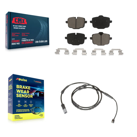 Rear Ceramic Disc Brake Pads And Wear Sensors Kit For 2012 BMW X3 From 10 11 KCW-100824