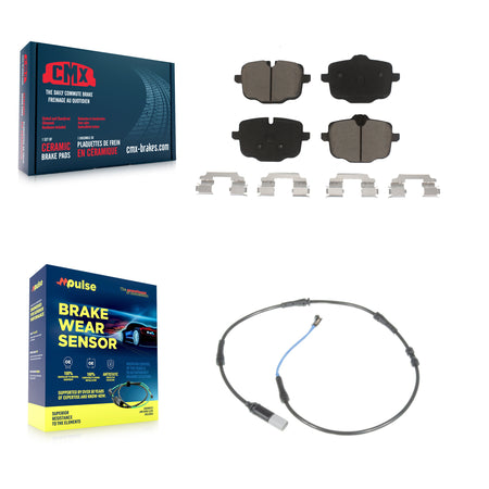 Rear Ceramic Brake Pad & Wear Sensor Kit For BMW 550i xDrive 650i Gran Coupe 640i 535i B6 KCW-100828