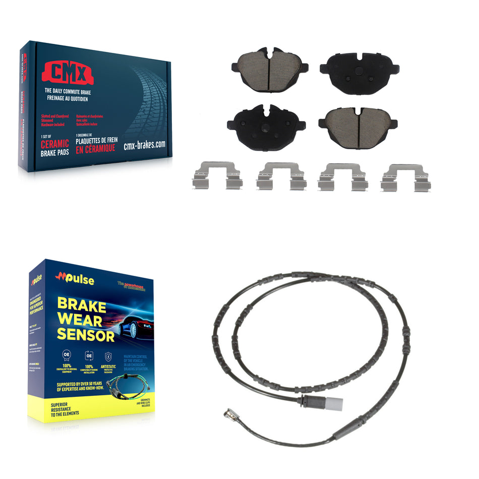 Rear Ceramic Disc Brake Pads And Wear Sensors Kit For BMW Z4 KCW-100880