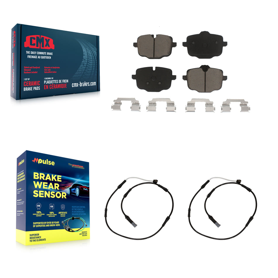 Rear Ceramic Disc Brake Pads And Wear Sensors Kit For BMW M5 M6 Gran Coupe KCW-100888