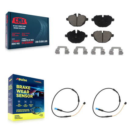Rear Ceramic Disc Brake Pads And Wear Sensors Kit For BMW X4 KCW-100914