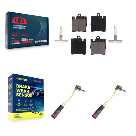 Rear Ceramic Brake Pad And Wear Sensor Kit For Mercedes-Benz SLK350 C230 C280 CLK320 C320 KCW-100972