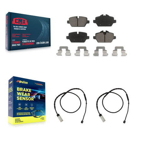 Rear Ceramic Disc Brake Pads And Wear Sensors Kit For Mini Cooper Countryman Paceman KCW-101006
