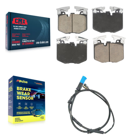 Front Ceramic Disc Brake Pads And Wear Sensors Kit For BMW X3 X4 KCW-101214
