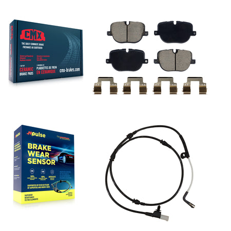 Rear Ceramic Brake Pads Wear Sensor Kit For Land Rover Range Sport 5.0L with Supercharged KCW-101264
