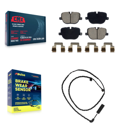 Rear Ceramic Disc Brake Pads And Wear Sensors Kit For Land Rover Range KCW-101266