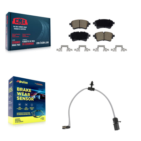 Rear Ceramic Disc Brake Pads Wear Sensor Kit For Audi Q5 Sportback SQ5 PHEV A6 Quattro A7 KCW-101403