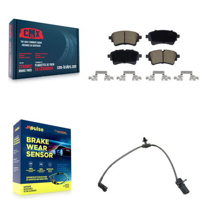 Rear Ceramic Brake Pad Wear Sensor Kit For Audi A5 Sportback A4 Quattro S5 allroad RS5 S4 KCW-101404