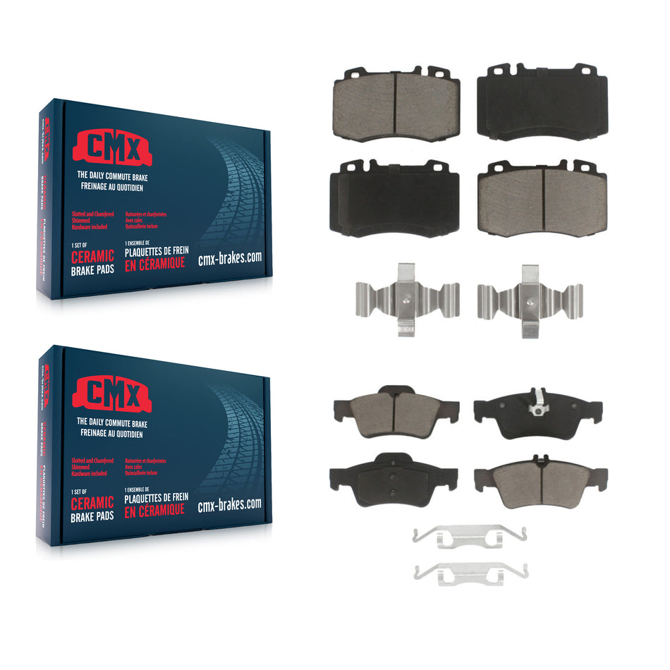 Front Rear Ceramic Brake Pads Kit For Mercedes-Benz E350 SL500 E500 SL550 CLS550 CLS500 S430 S500 E550 CL500 S350 CL600 KCX-100044