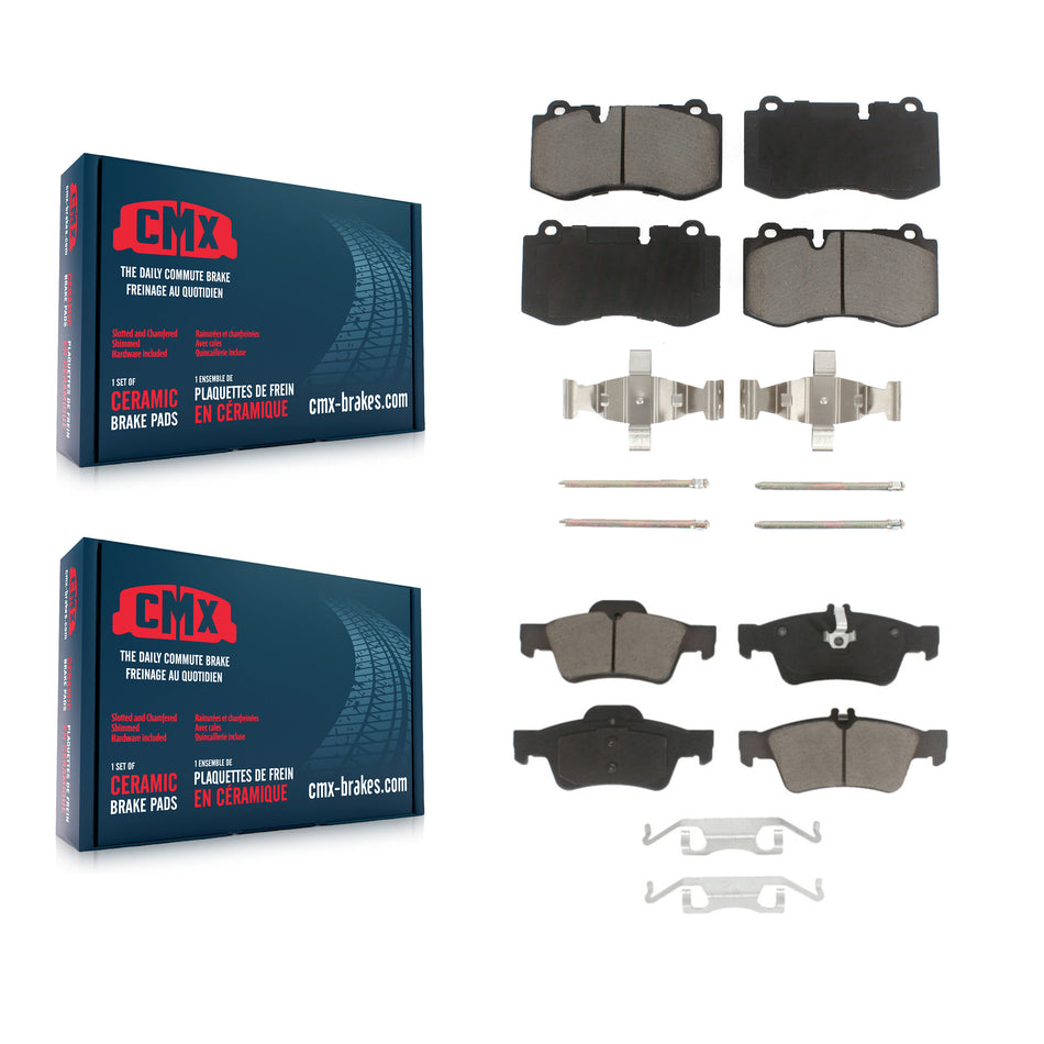 Front Rear Ceramic Brake Pads Kit For Mercedes-Benz S550 SL550 CL550 S600 S350 S400 CL600 S450 KCX-100047