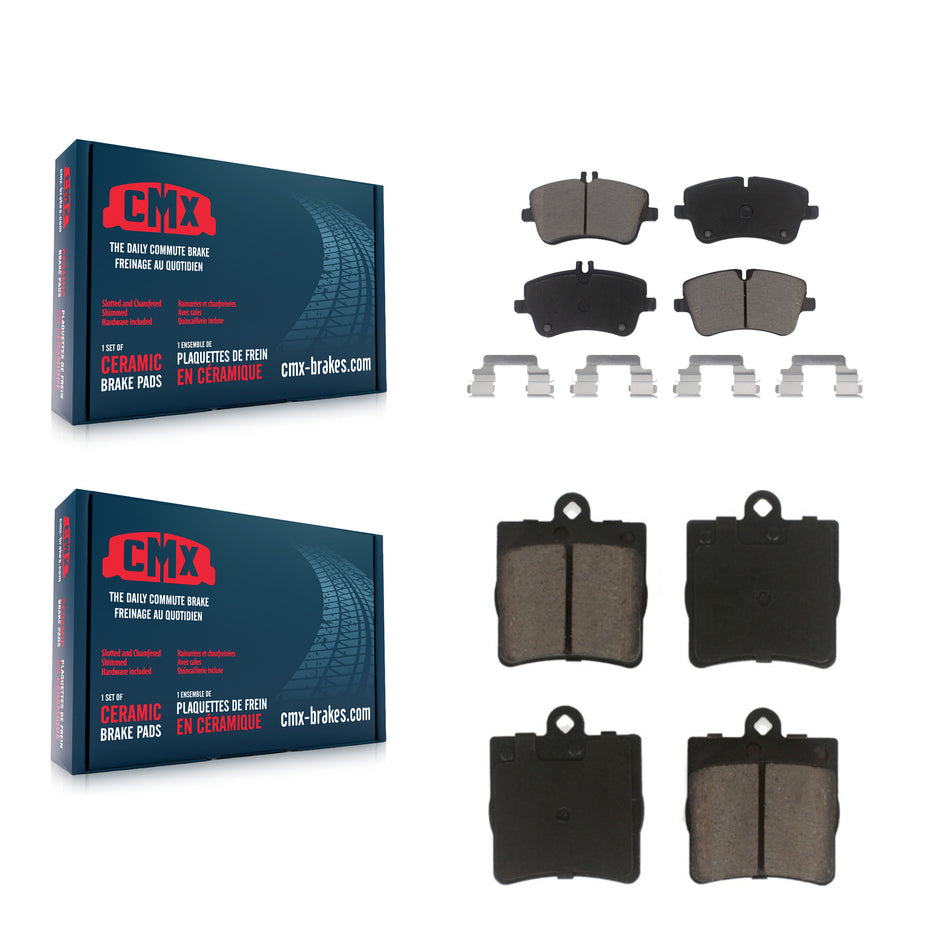 Front Rear Ceramic Brake Pads Kit For Mercedes-Benz C230 C240 SLK280 SLK300 KCX-100049