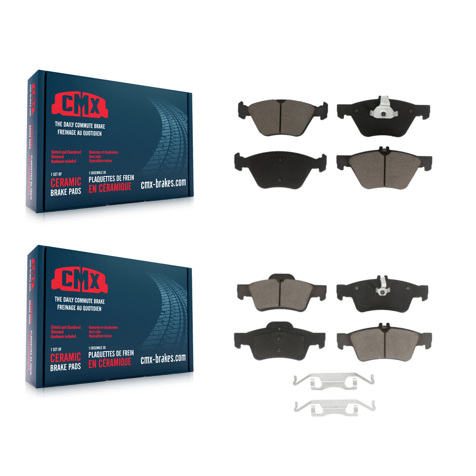 Front Rear Ceramic Brake Pads Kit For Mercedes-Benz E350 E320 E300 KCX-100050