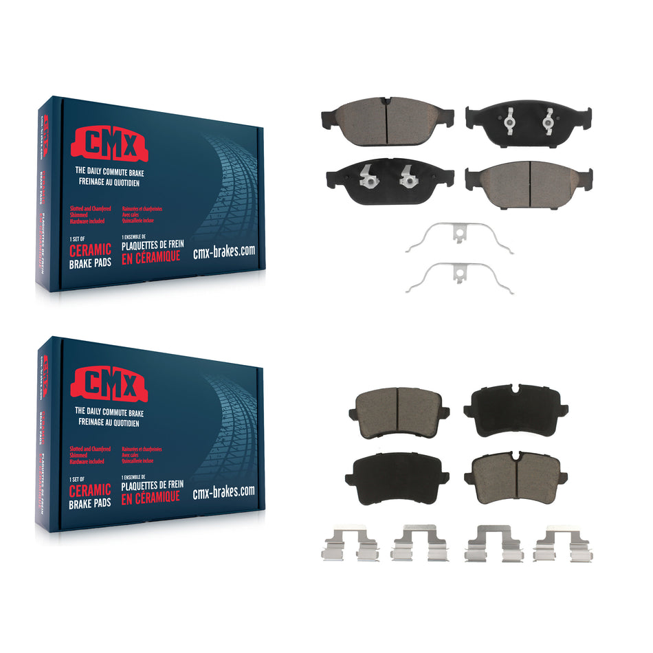 Front Rear Ceramic Brake Pads Kit For Audi A6 Quattro A7 A8 KCX-100052