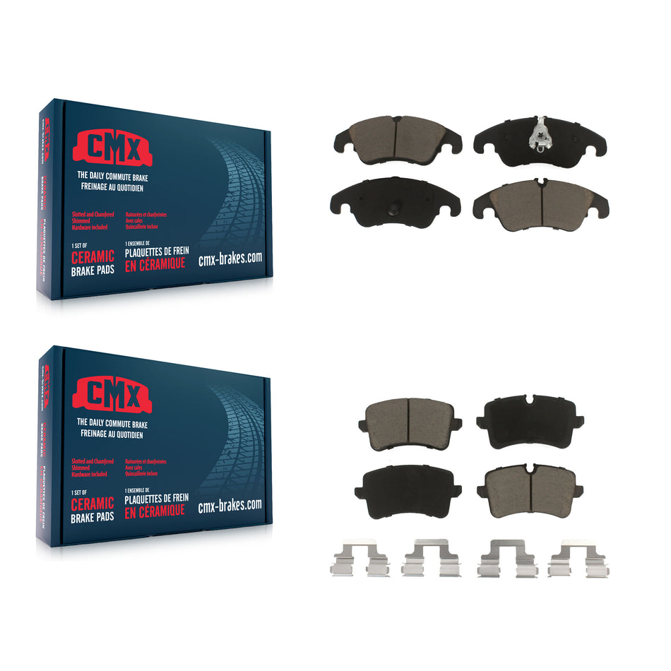 Front Rear Ceramic Brake Pads Kit For Audi A6 Quattro A7 KCX-100053