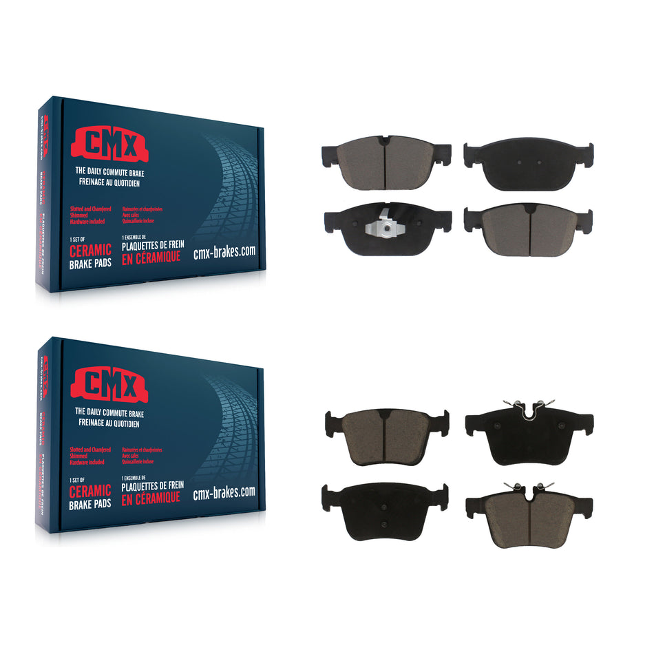 Front Rear Ceramic Brake Pads Kit For 2016-2019 Volvo XC90 KCX-100054