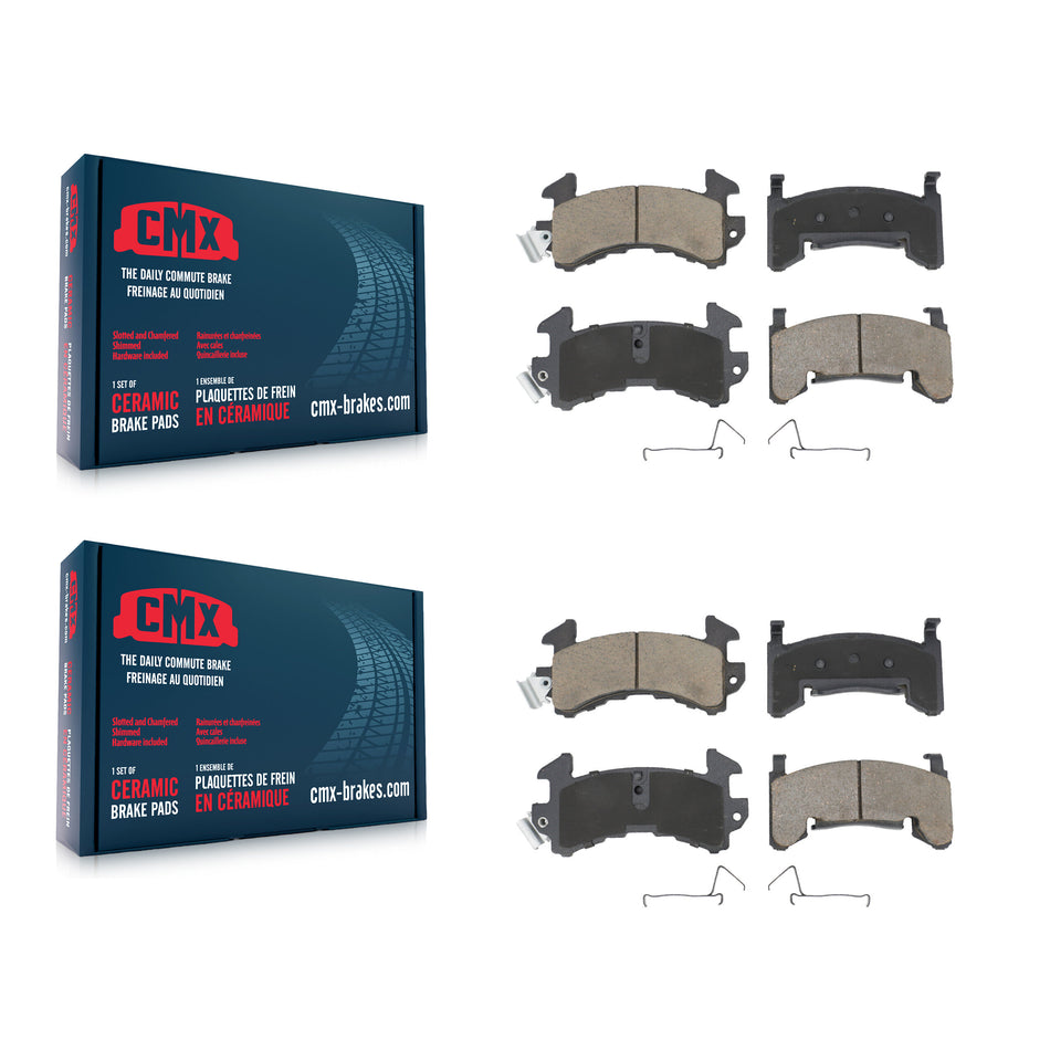 Front Rear Ceramic Brake Pads Kit For Chevrolet Camaro Pontiac Firebird Cadillac Eldorado Buick Riviera Seville Oldsmobile Toronado KCX-100056