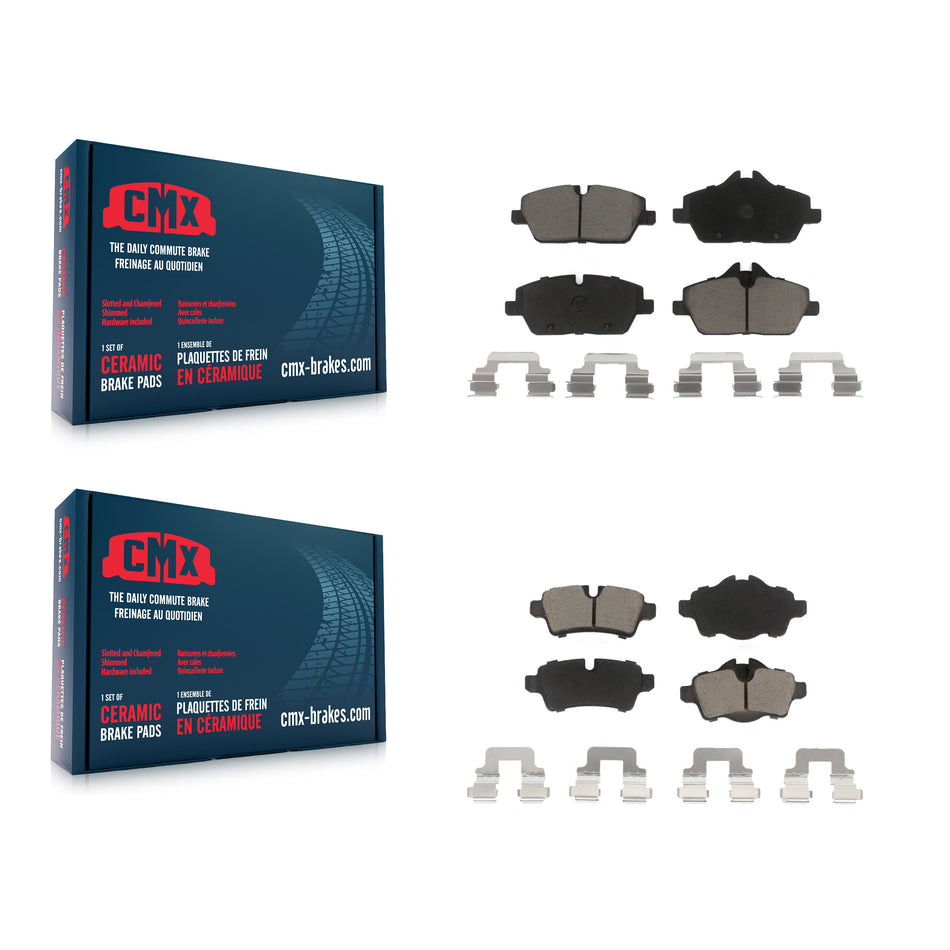 Front Rear Ceramic Brake Pads Kit For Mini Cooper With 280mm Diameter Rotor KCX-100069