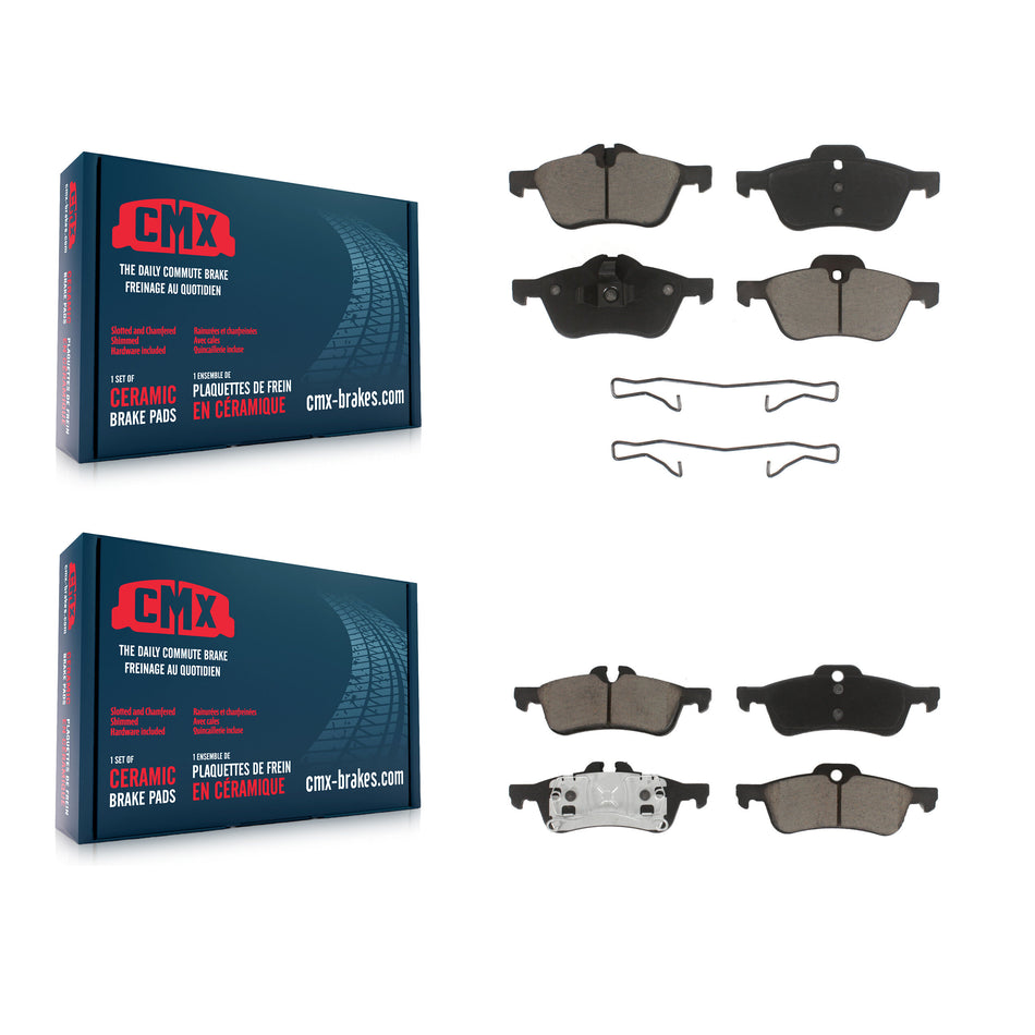 Front Rear Ceramic Brake Pads Kit For Mini Cooper With 276mm Diameter Rotor KCX-100075