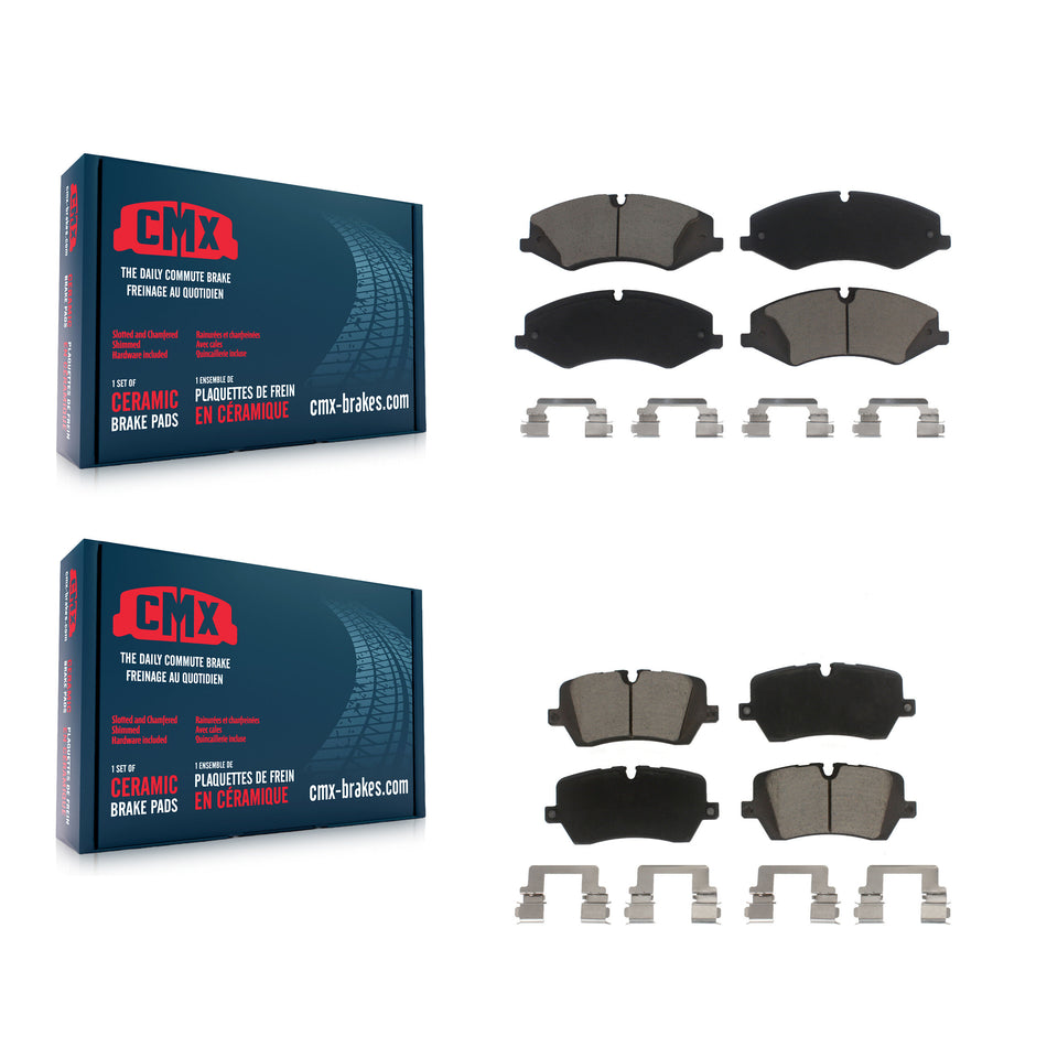 Front Rear Ceramic Brake Pads Kit For Land Rover Range Sport Discovery KCX-100095