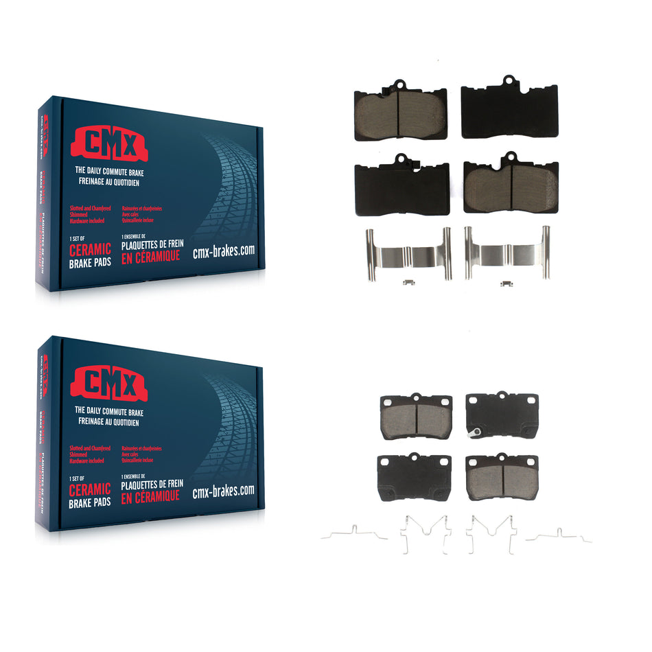 Front Rear Ceramic Brake Pads Kit For Lexus GS350 IS350 GS430 GS450h GS460 KCX-100162