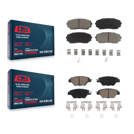 Front Rear Ceramic Brake Pads Kit For 2016-2023 Mazda CX-9 KCX-100195