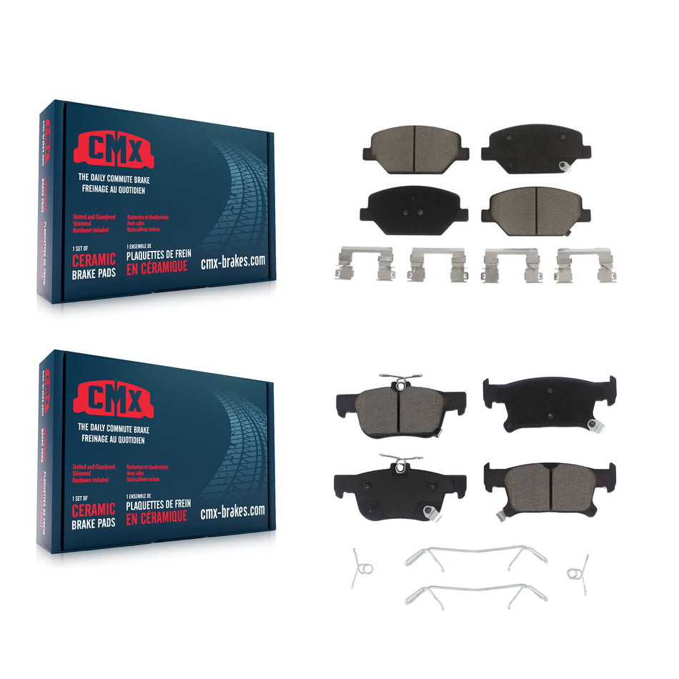 Front Rear Ceramic Brake Pads Kit For Buick Envision KCX-100239