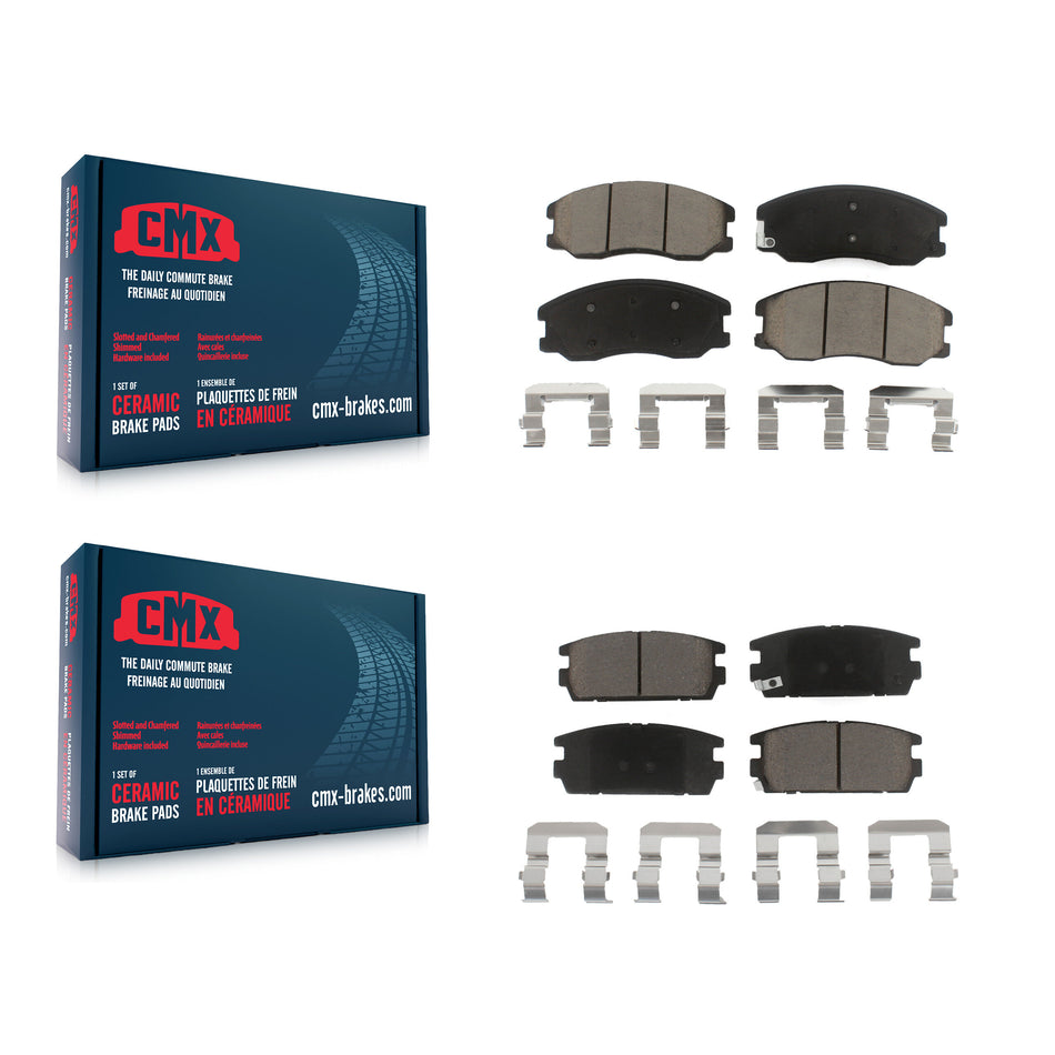 Front Rear Ceramic Brake Pads Kit For Chevrolet Equinox Saturn Vue Captiva Sport Pontiac Torrent Suzuki XL-7 KCX-100273