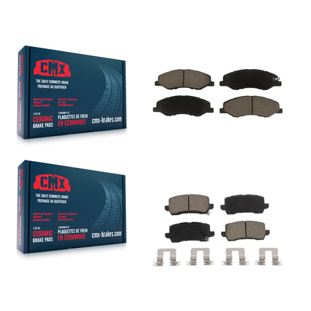 Front Rear Ceramic Brake Pads Kit For 2018-2023 Honda Odyssey KCX-100351