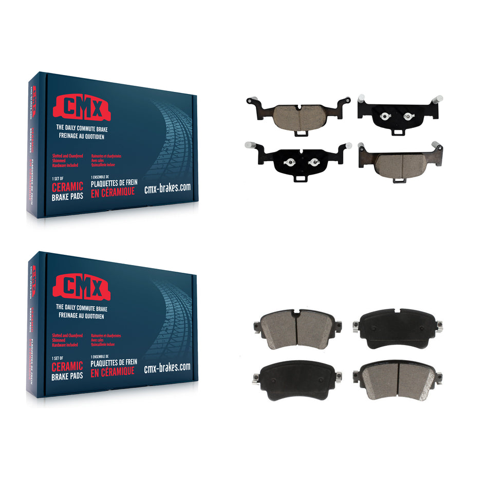Front Rear Ceramic Brake Pads Kit For Audi Q5 A4 Quattro A5 Sportback allroad A6 KCX-100411