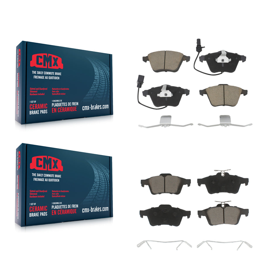 Front Rear Ceramic Brake Pads Kit For Saab 9-3 9-3X KCX-100420