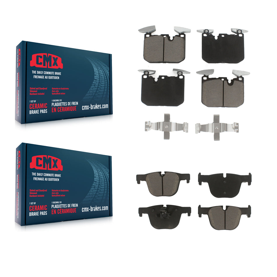 Front Rear Ceramic Brake Pads Kit For BMW 335i 340i 440i xDrive Gran Coupe 435i ActiveHybrid 3 GT KCX-100421