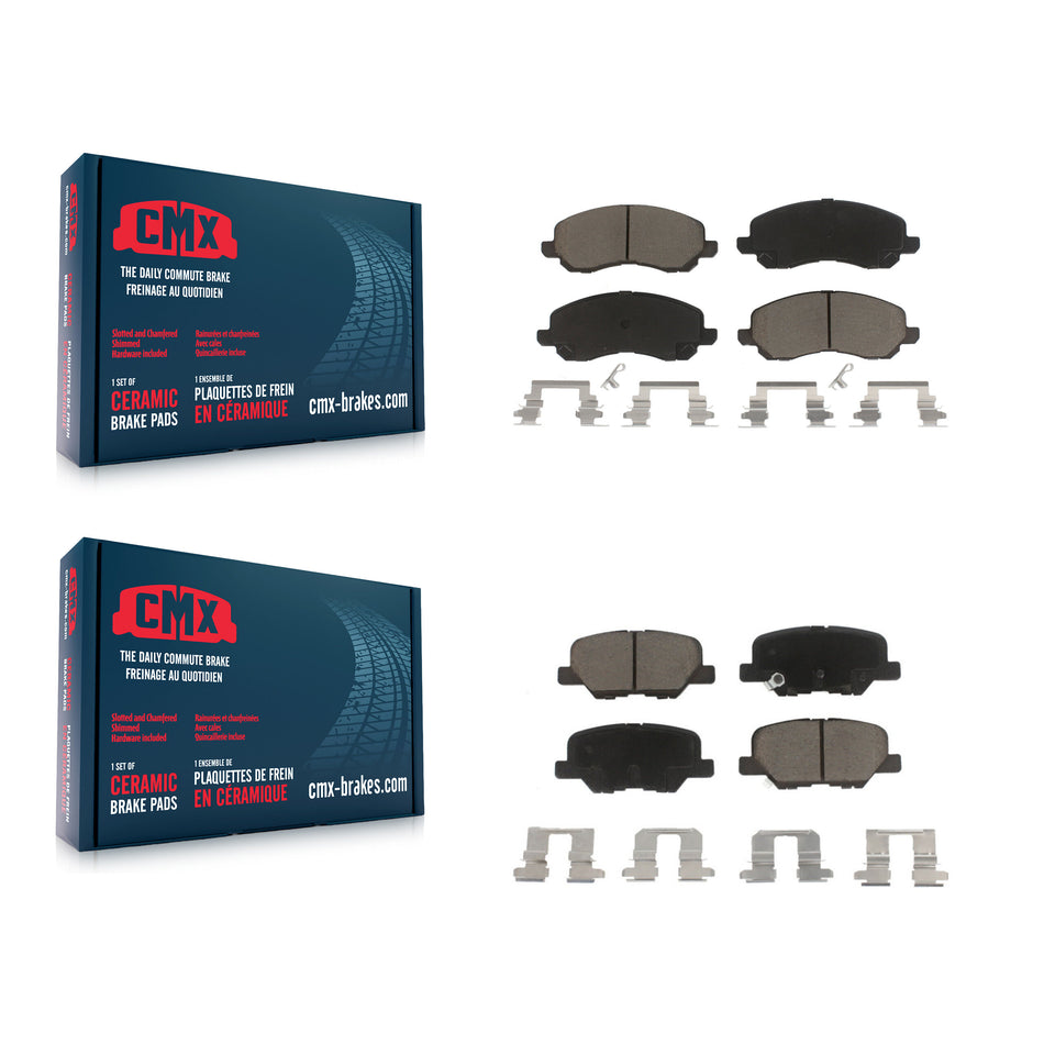 Front Rear Ceramic Brake Pads Kit For Mitsubishi Outlander Sport RVR KCX-100477
