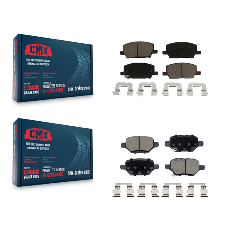Front Rear Ceramic Brake Pads Kit For 2018-2022 Buick Encore Chevrolet Trax KCX-100480