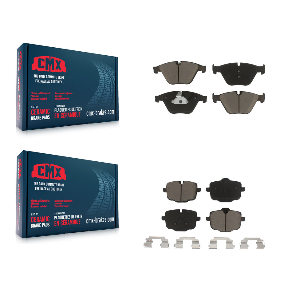Front Rear Ceramic Brake Pads Kit For BMW 535i 640i Gran Coupe xDrive KCX-100502