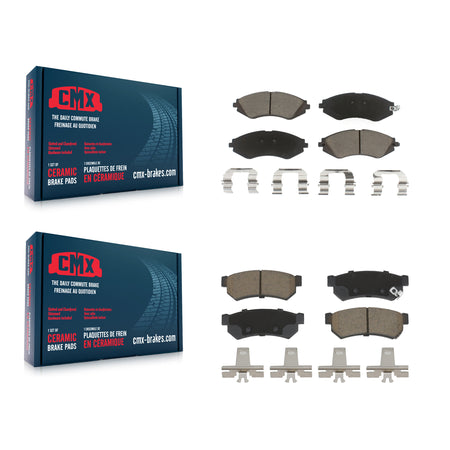 Front Rear Ceramic Brake Pads Kit For Chevrolet Spark EV KCX-100506