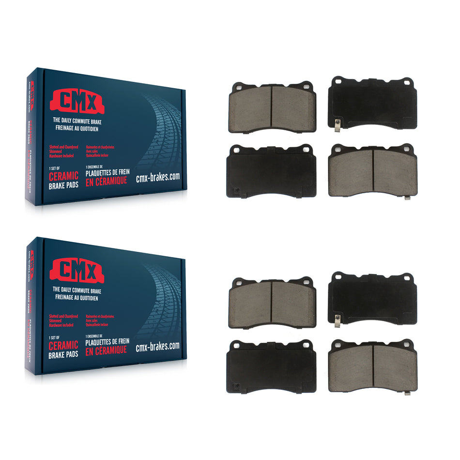Front Rear Ceramic Brake Pads Kit For 2005-2006 Ford GT KCX-100521