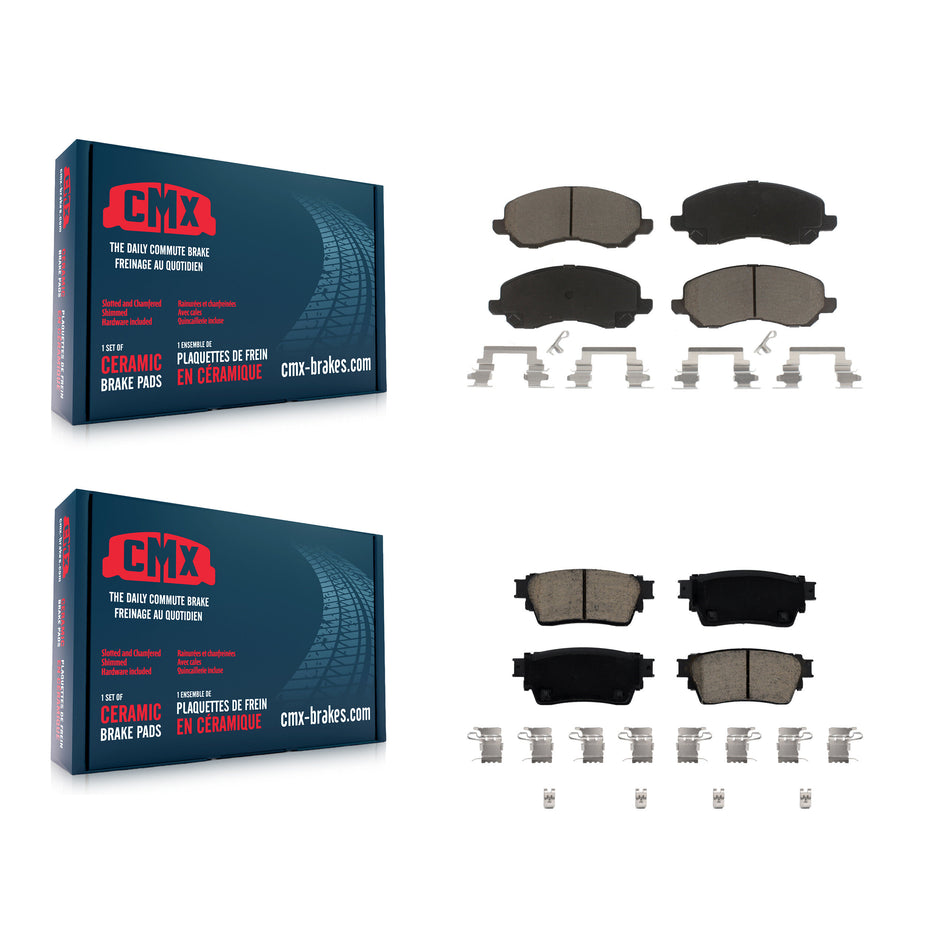 Front Rear Ceramic Brake Pads Kit For Mitsubishi Outlander With Electric Parking KCX-100532
