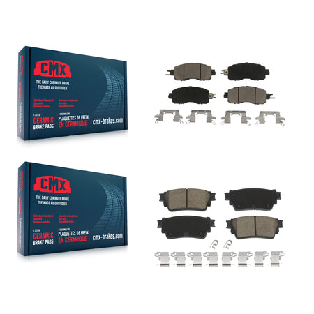 Front Rear Ceramic Brake Pads Kit For Nissan Altima KCX-100543