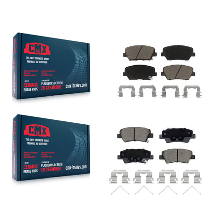 Front Rear Ceramic Brake Pads Kit For 2019-2022 Hyundai Nexo KCX-100579
