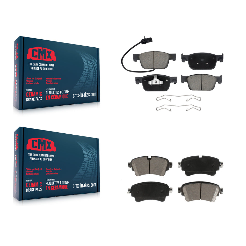 Front Rear Ceramic Brake Pads Kit For Audi A4 Quattro KCX-100584