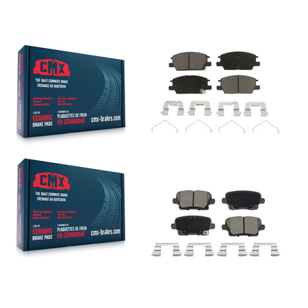 Front Rear Ceramic Brake Pads Kit For Buick Regal Sportback KCX-100616