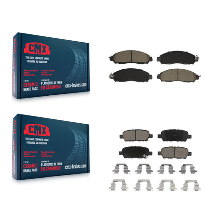Front Rear Ceramic Brake Pads Kit For Nissan LEAF KCX-100636