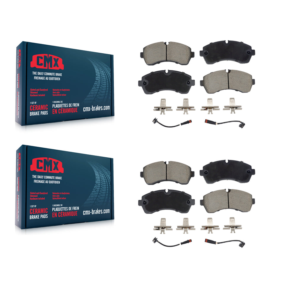 Front Rear Ceramic Brake Pads Kit For Workhorse Custom Chassis W42 P32 KCX-100648