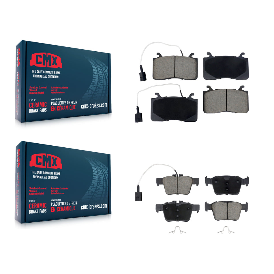 Front Rear Ceramic Brake Pads Kit For Alfa Romeo Stelvio Giulia KCX-100650