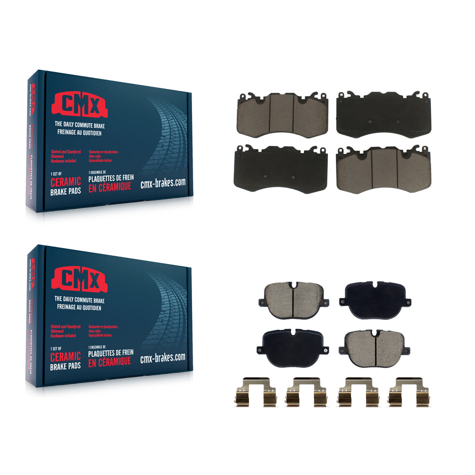 Front Rear Ceramic Brake Pads Kit For Land Rover Range Sport Supercharged KCX-100653